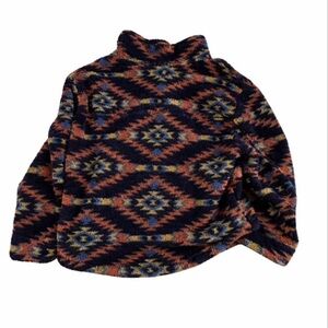 Lucky Brand Multicolor Fleece Jacket